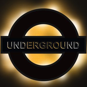 Underground UK Lampe  Farbe Normal