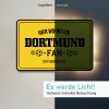 Dortmund Schild Farbe Normal / ohne Beleuchtung