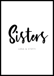 Sisters Mit Rahmenkontur M