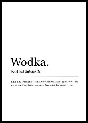 Definition Wodka Mit Rahmenkontur M